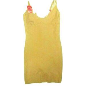 Flexees Shapewear XL Full Slip Brief Nude Beige Firm Control Instant Slim New